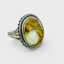 Kingman Honey Dahlia Solid 925