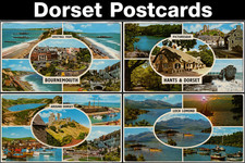 Dorset England Postcards 1950s