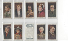 Complete set 25  Wills Cigarette Cards  Cinema  Stars 1st series  Very Good
