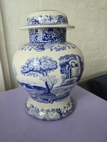Spode blue and white italian - spode,