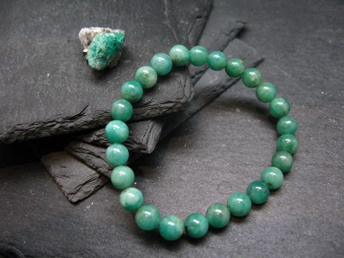 Emerald gem genuine bracelet - emerald,