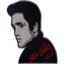 Elvis Presley Patch Iron Sew