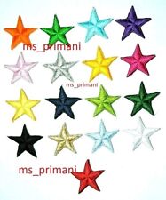 Embroidered Stars patches star iron/sew on Badge craft Kids Adult 3CM X 3CM