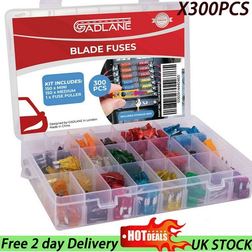 300pcs car fuses assorted kit - car,