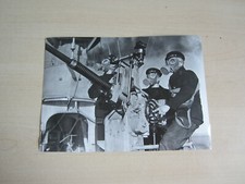WWII photo Swedish navy Anti Aircraft crew HSwMS Manligheten Gas Mask 1939