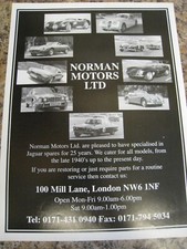 NORMAN MOTORS LTD JAGUAR