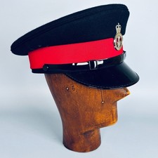 VINTAGE OBSOLETE POLICE MARCHING BAND CAP 57CM SIZE 7 1/8 CW HEADDRESS LTD