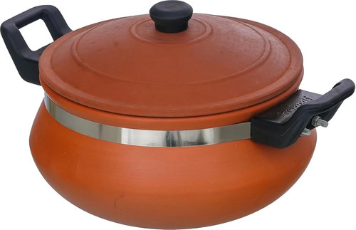 Clay cooking handi - cooking,