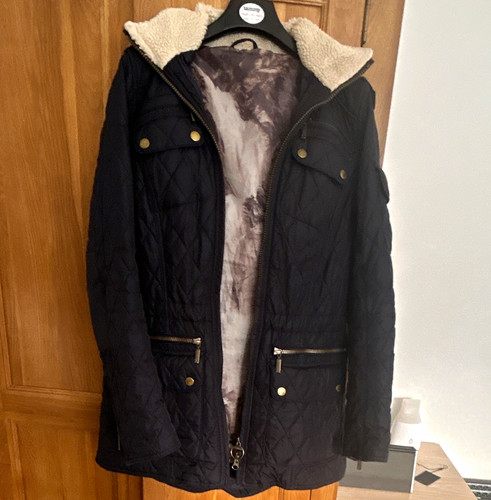 Womens navy quilted barbour - navy,