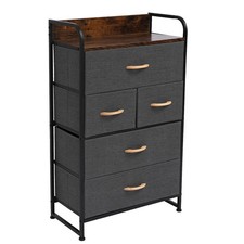 5 Drawer Fabric Chest of