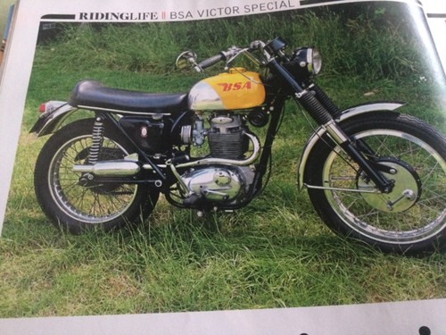 Bsa victor 441 - bsa, special