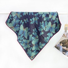Double Face Wool Silk Scarf in