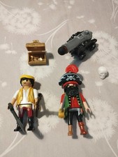 Playmobil Two Pirates with Cannons and Accessories Long Beard