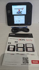 Nintendo 2DS Black/Blue Console Mario Kart 7 ALSO Plays 3ds Games AEF10072213 0