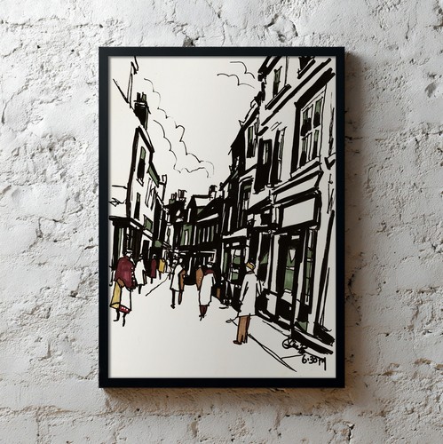 Original framed painting - painting,