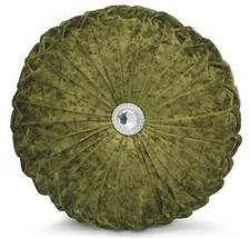 Round Crush Velvet Cushions