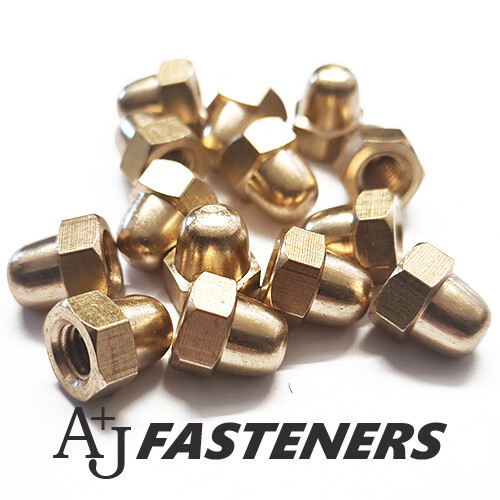 Dome nuts brass - dome,