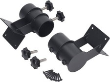 2x Patio Umbrella Side Holder Clamp Mount Bracket For Deck Railing Balcony Beach