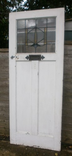 Stained glass 1930s front - stained,