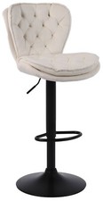 Ivory Velvet Bar Stools