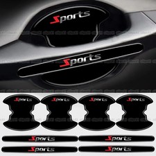 8Pcs Black Car Door Handle