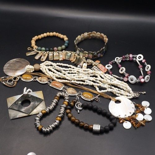 Gemstones abalone mother - gemstones,