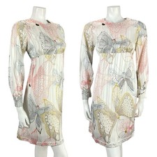 VTG 60S 70s WHITE YELLOW BLUE