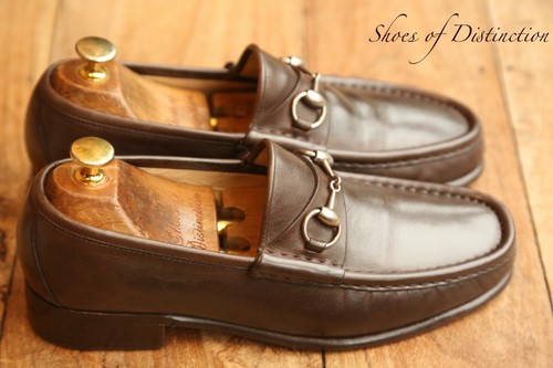 Gucci brown leather silver - gucci,