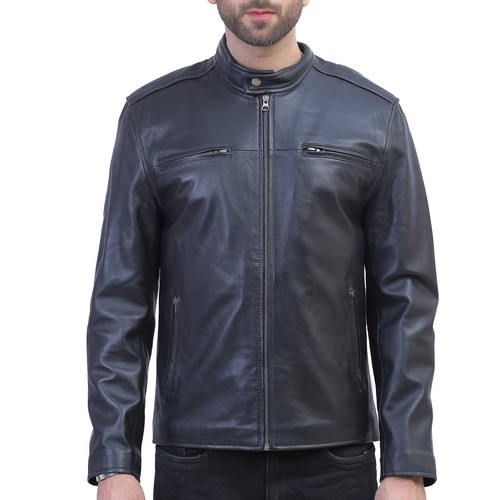 Men real leather motorcycle - real,
