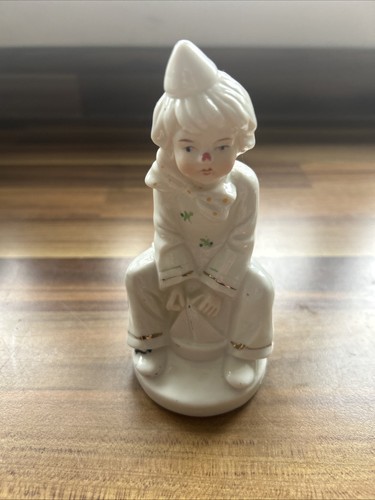 Ceramic clown small ornament - small,