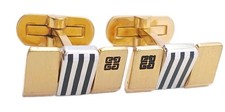 Givenchy Cufflinks Gold Silver