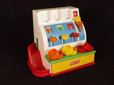 Fisher Price Cash Register, with 6 coins #926 cash register, 1994 old...