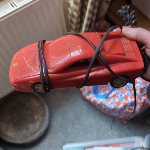 Vintage retro red ferrari - vintage,