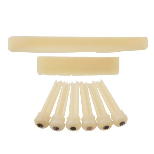 Unbleached slotted bone nut - unbleached,