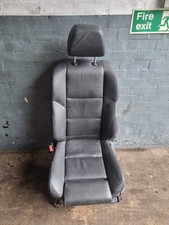 BMW 520 E60 FRONT PASSENGER SEAT BLACK LEATHER PART ELECTRIC 2007