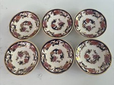 6 x Masons - Blue Mandalay - Coffee Cup Saucer - 4.75” / 12cm Diameter Small VGC