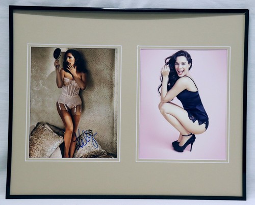 Kelly brook signed framed - kelly,