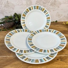 Vintage Alfren Meakin Cranbrook Dinner Plates x 4. 10" / 25.5cms