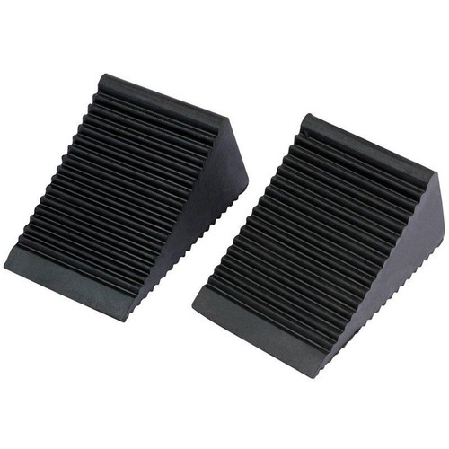 Draper wheel chocks rubber - chocks, x2
