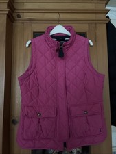 Joules Pink Quilted gilet Sz