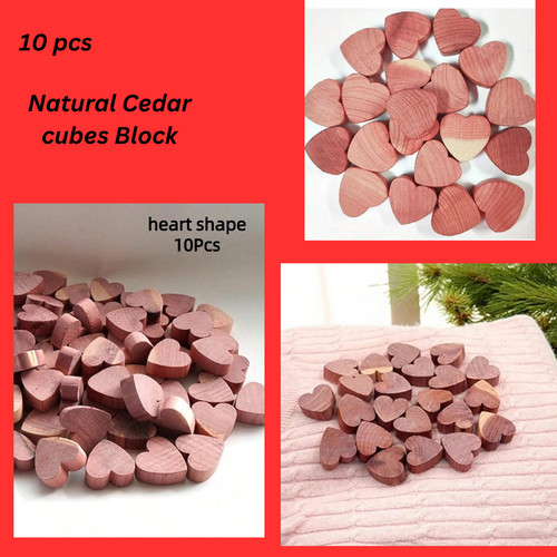 Natural cedar cubes block - natural,