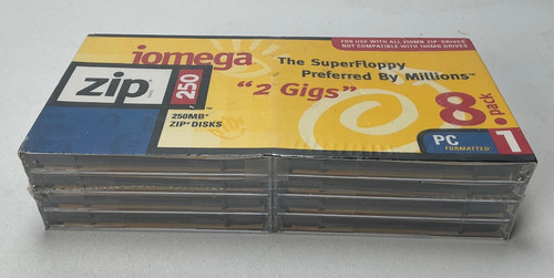 Iomega 250mb vintage zip disks - iomega,