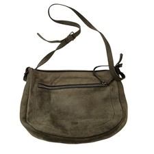 Biba Khaki Green Real Suede