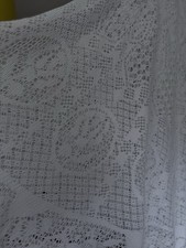 Vintage White floral patterned