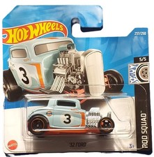 HOT WHEELS '32 FORD 2022 ROD SQUAD #237 Blue MINT GULF