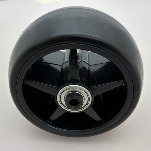 342 black spoked front wheel - front,