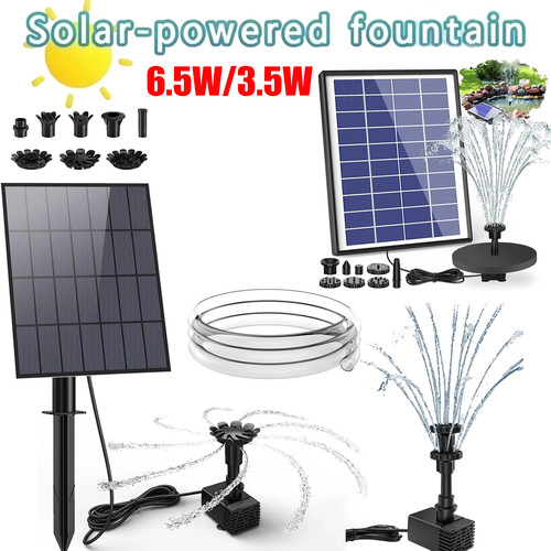 Solar garden water pond - water,