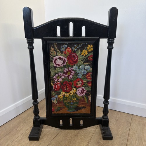 Antique fire guard screen - fire,
