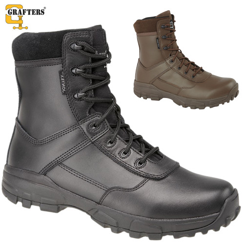 Mens grafters combat boots - mens,