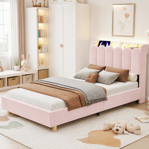 3ft single upholstered bed - 3ft,